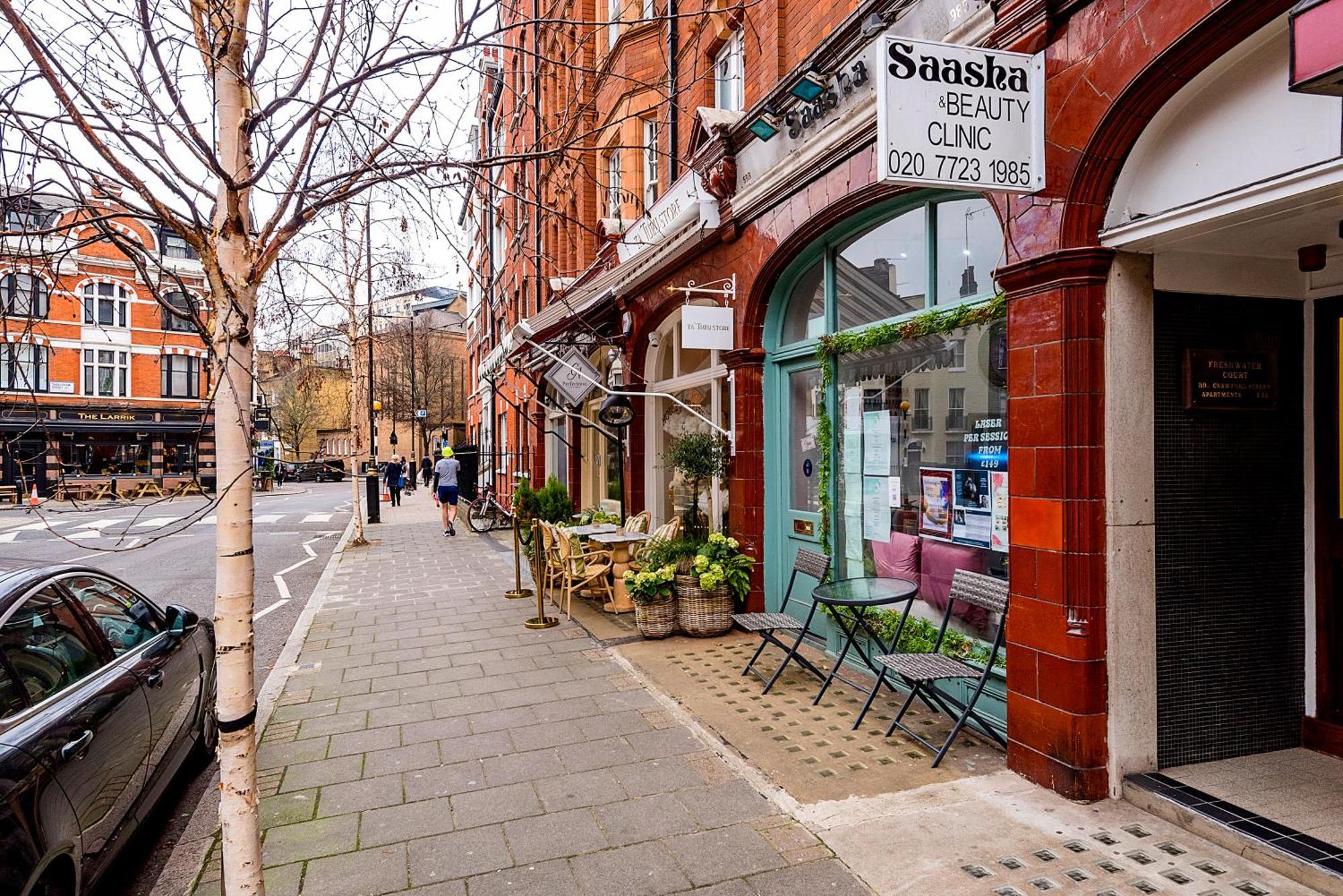 Stunning Apartment In Fashionable Marylebone Londres Exterior foto